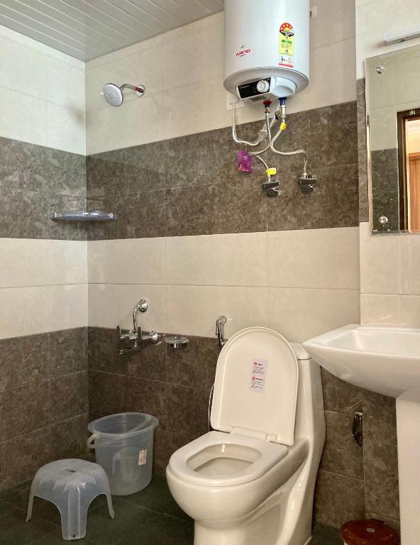 Koupelna v ubytování Tanwar B&B (bloominn)