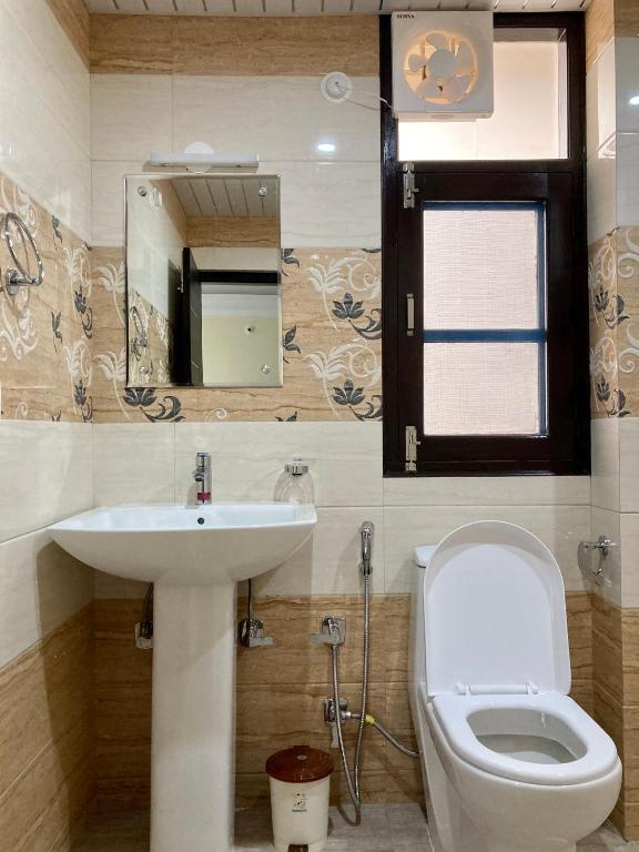 Koupelna v ubytování Tanwar B&B (bloominn)