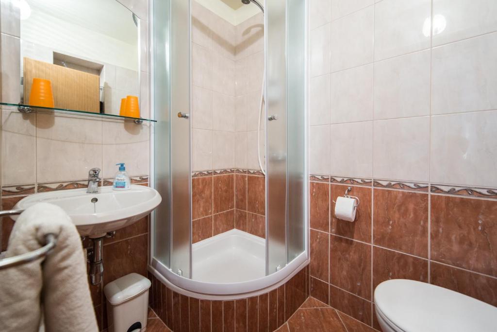 Kúpeľňa v ubytovaní Apartments Divna