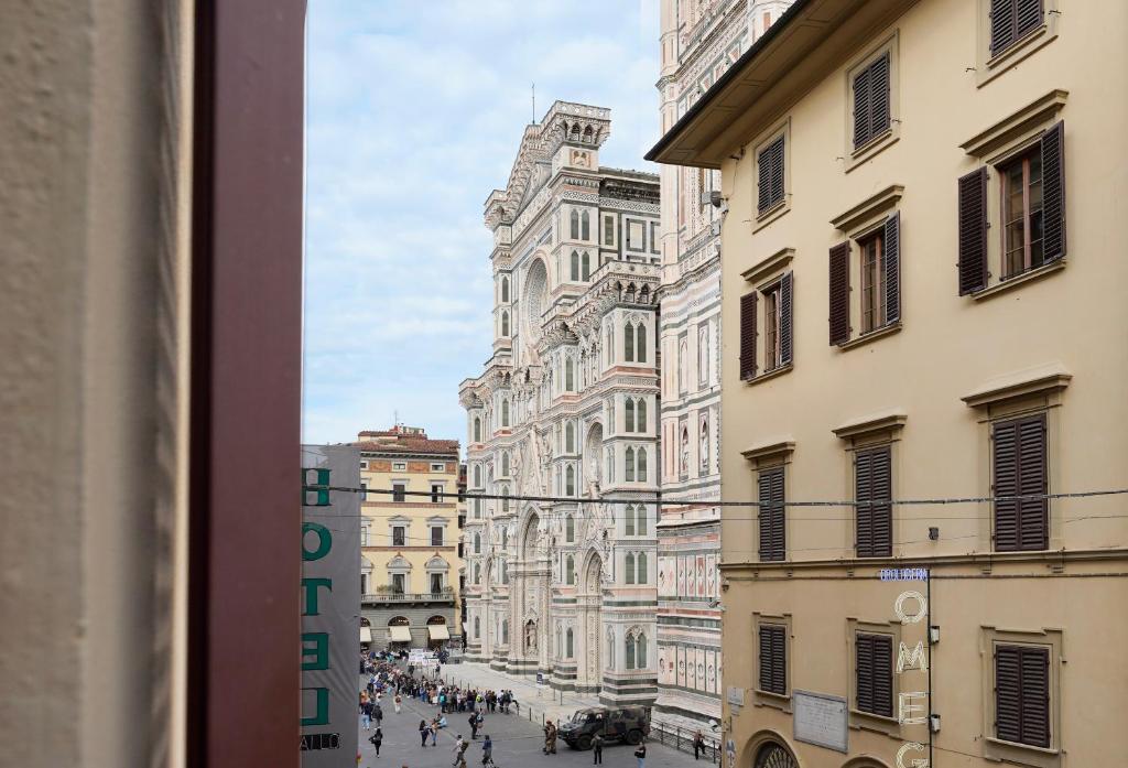 Výhľad na mesto Florencia alebo výhľad na mesto priamo z hotela
