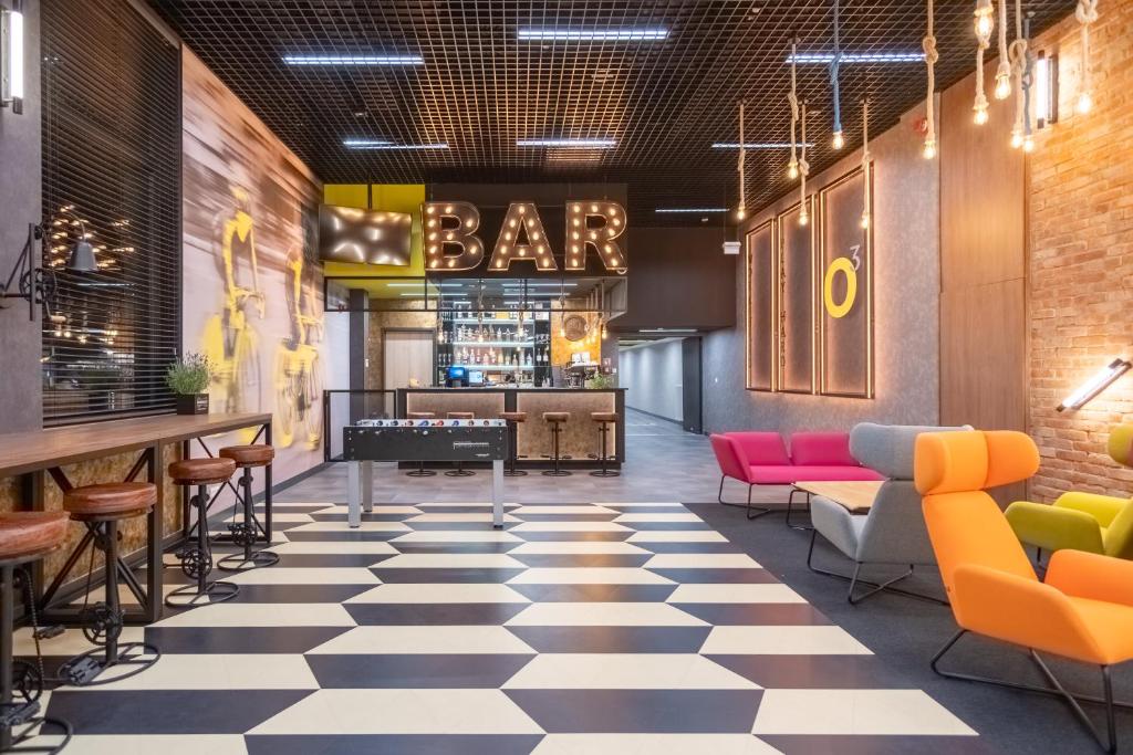 Posedenie v ubytovaní o3Hotel