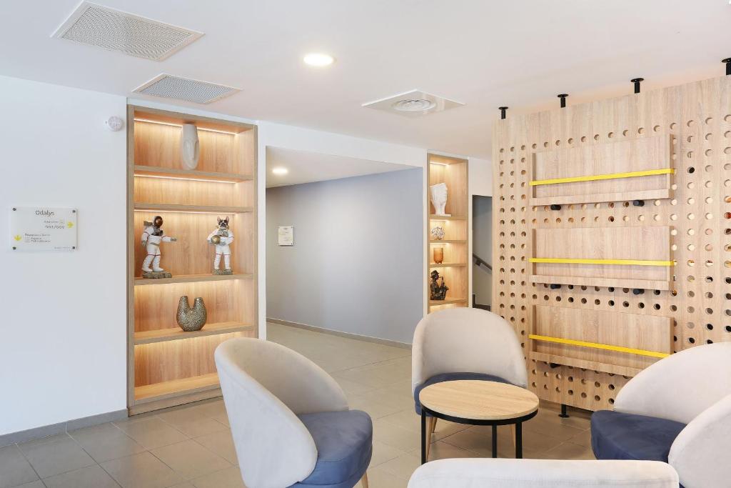 Zona de estar de Appart Hotel Odalys City Toulouse Centre Compans Caffarelli