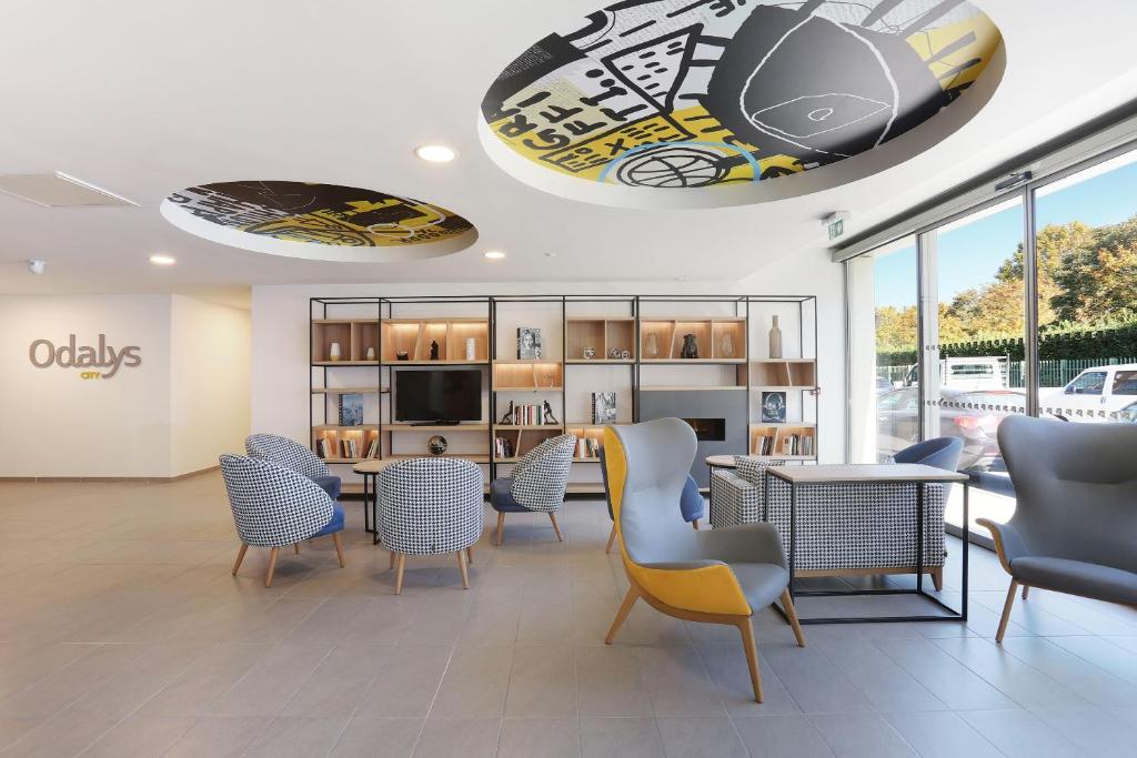 Zona de estar de Appart Hotel Odalys City Toulouse Centre Compans Caffarelli