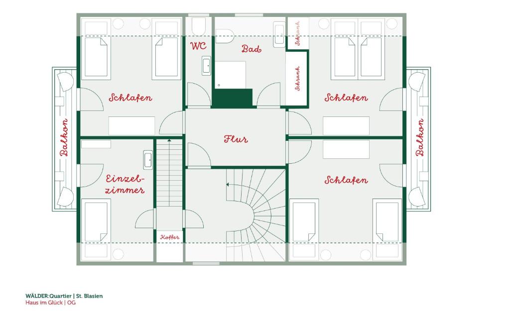 WÄLDER: Quartier Haus im Glück - Seven-Bedroom House