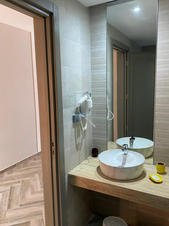 Koupelna v ubytování Golden Beach Appart'hotel