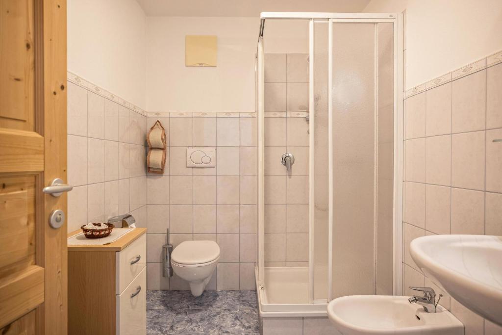 Koupelna v ubytování Lettnerhof Bnb Wohnung 5