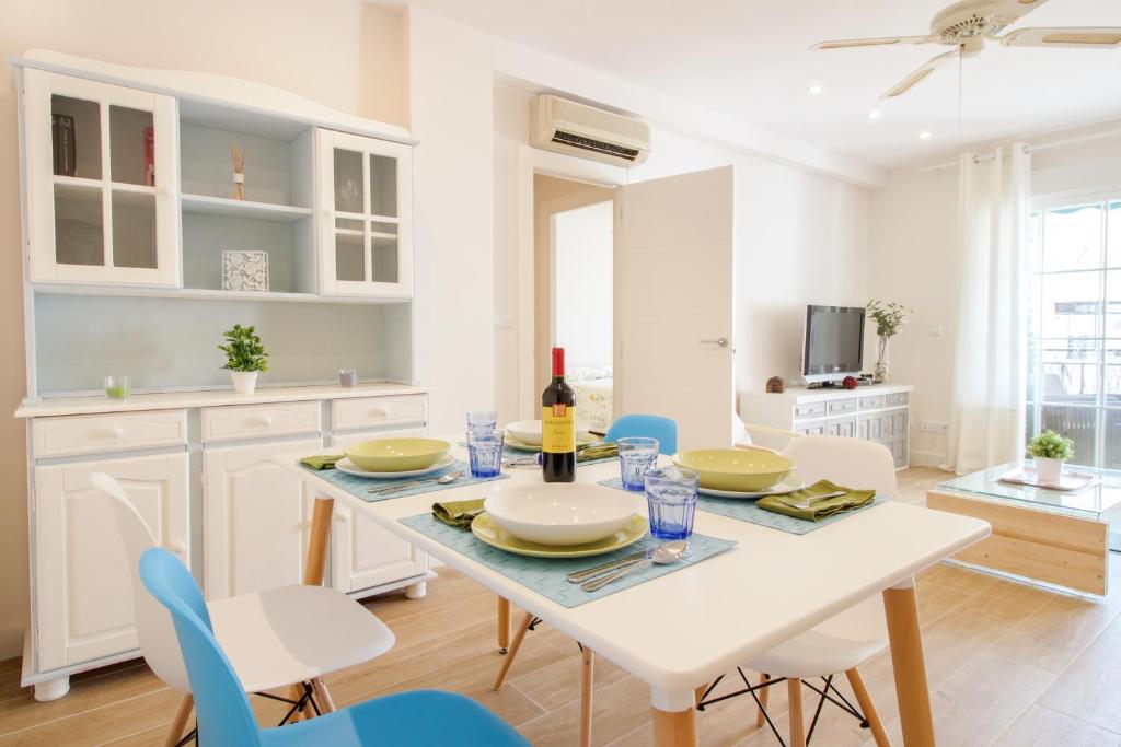 Kuchyň nebo kuchyňský kout v ubytování Bernia Apartment