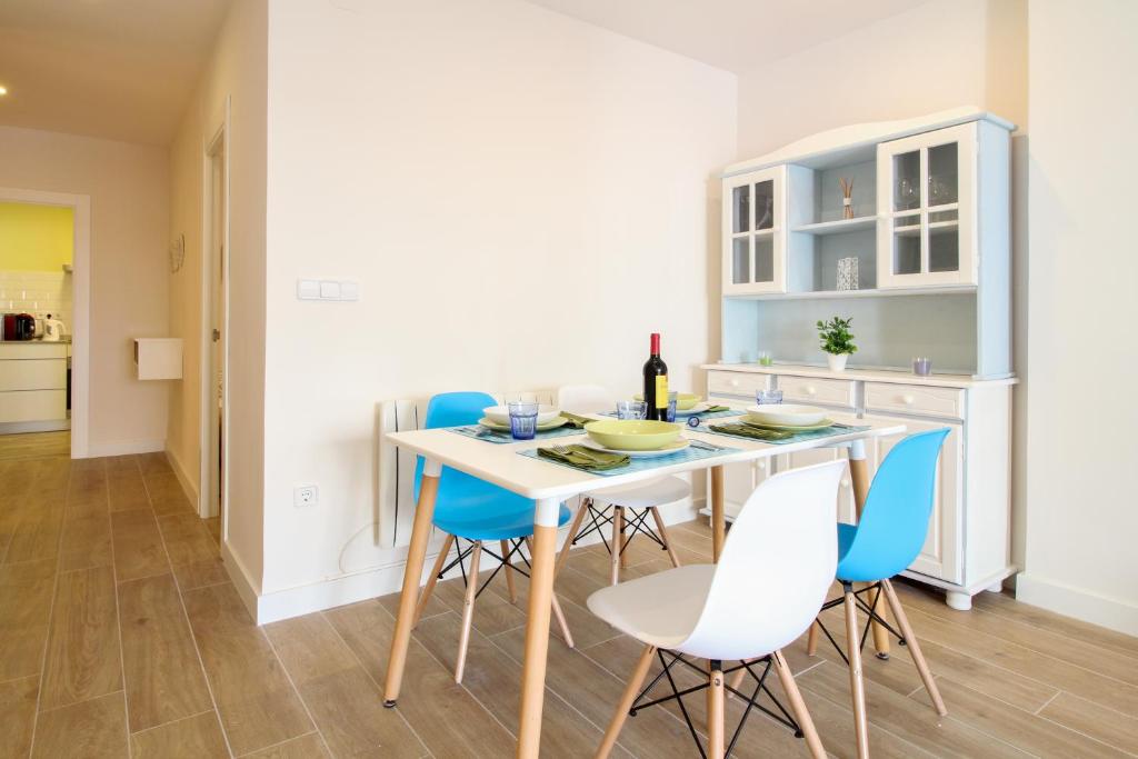 Kuchyň nebo kuchyňský kout v ubytování Bernia Apartment