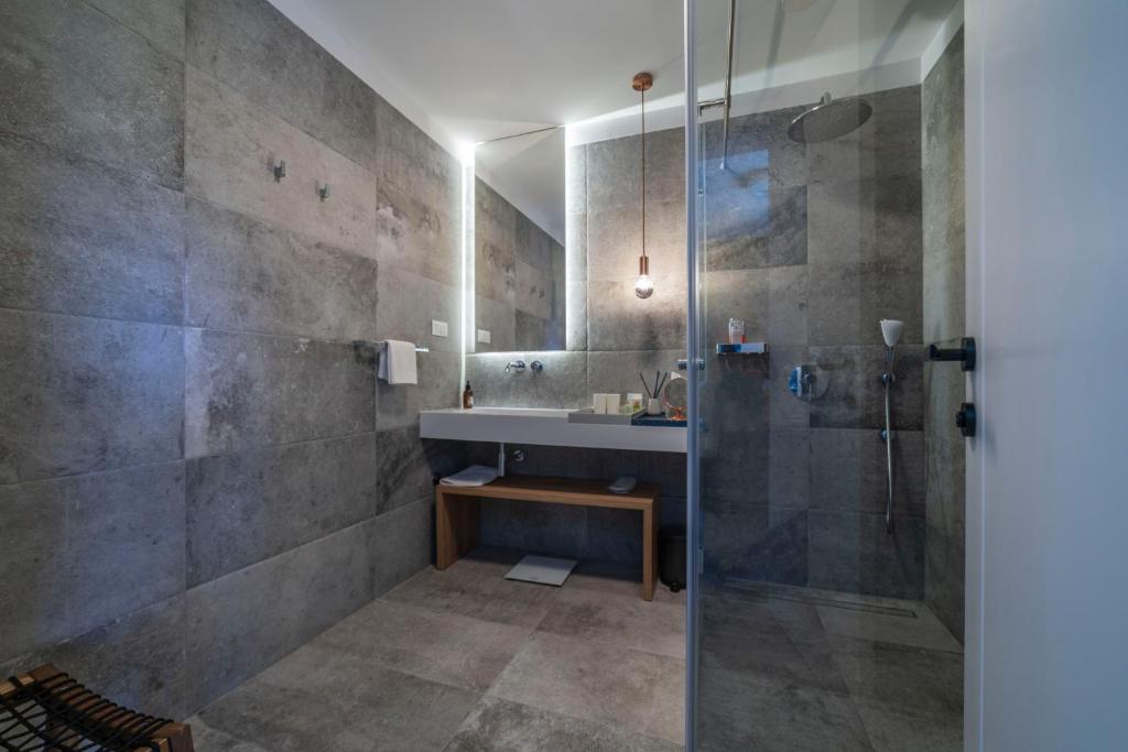Koupelna v ubytování ARGENTO RESIDENCE