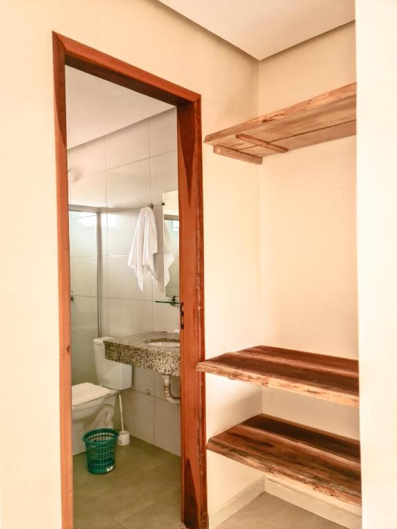 Koupelna v ubytování Vila Sancar Pousada