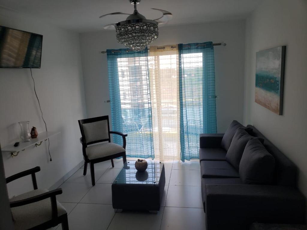 Apartamento amueblado residencial Parma Real, Santiago de los