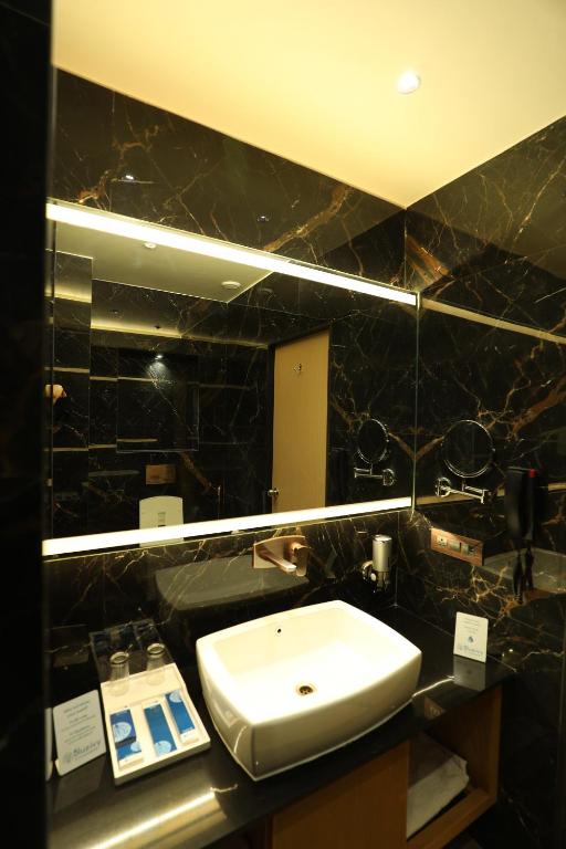 Koupelna v ubytování Hotel Blueivy Anand
