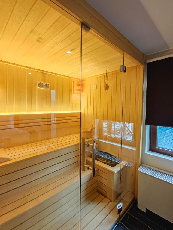 Koupelna v ubytování Bahus Inn