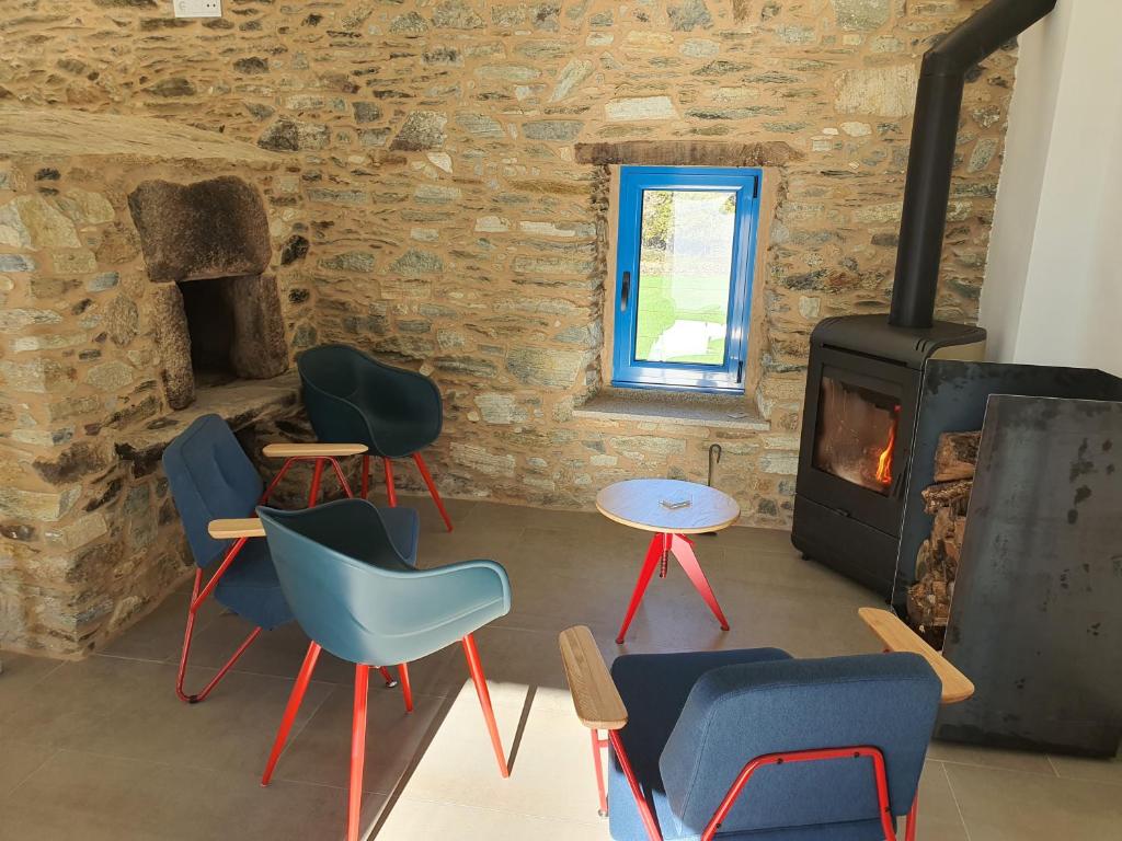 A seating area at A Casa do Lado