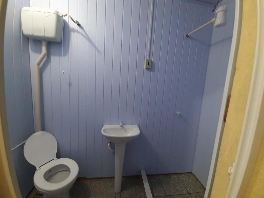 Koupelna v ubytování Posada las Mercedes