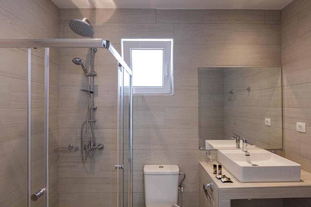 Kúpeľňa v ubytovaní Petres Villas