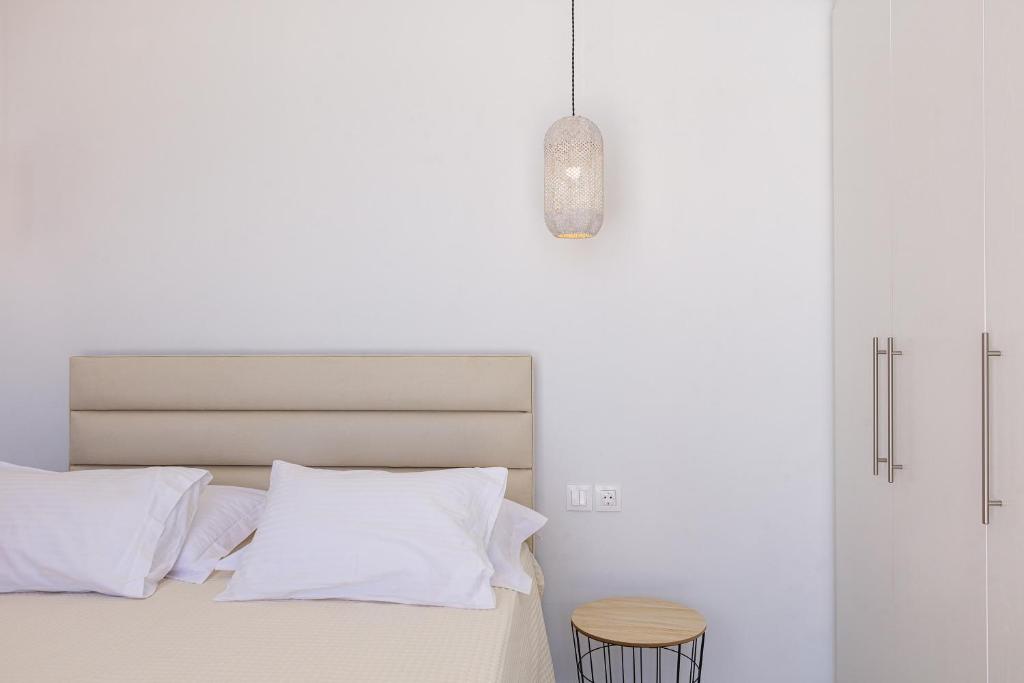 Posteľ alebo postele v izbe v ubytovaní Petres Villas