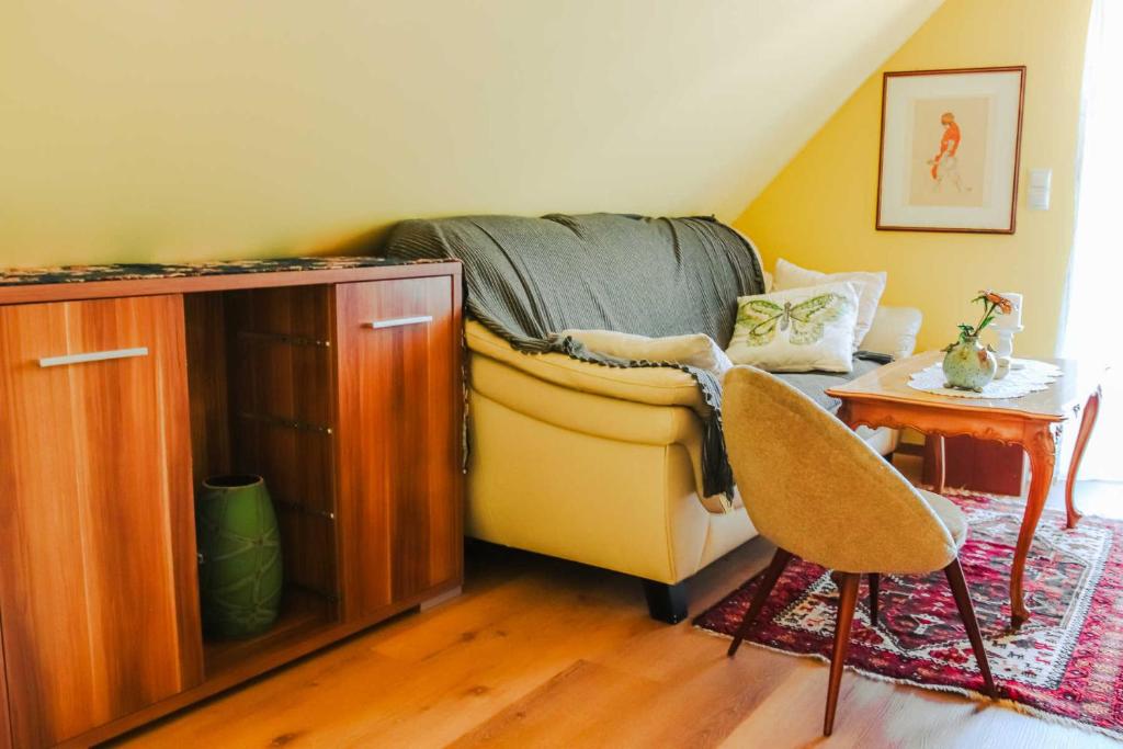Posezení v ubytování AMD Chalet