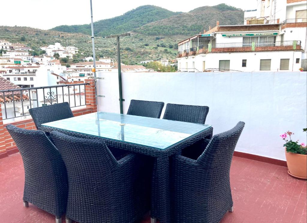 Nespecifikovaný výhled na hory nebo výhled na hory při pohledu z apartmánu