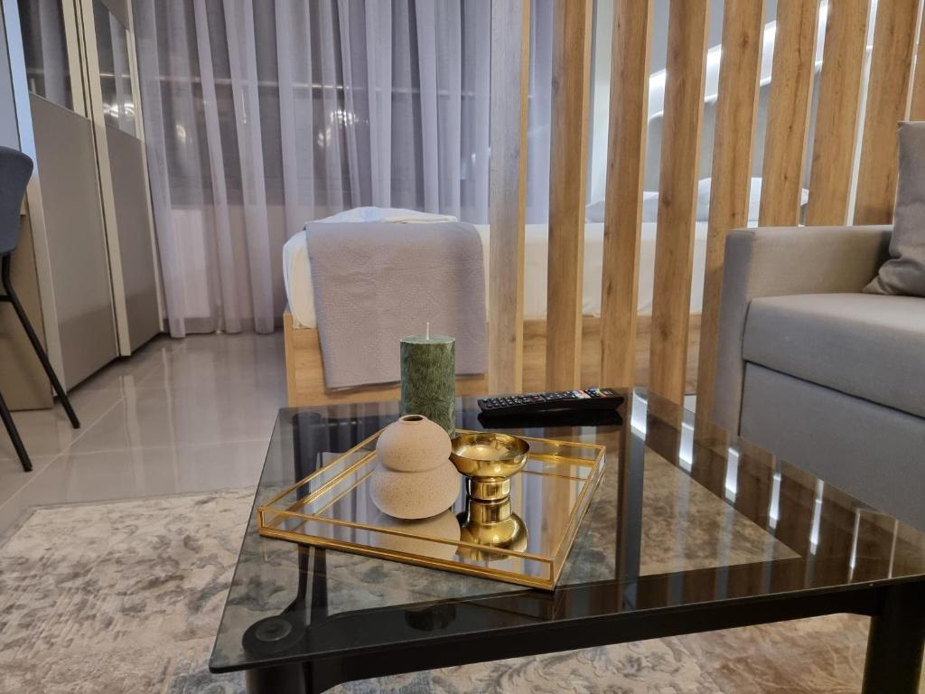 Część wypoczynkowa w obiekcie Iris City Center Premium Studio
