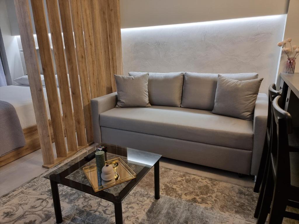 Część wypoczynkowa w obiekcie Iris City Center Premium Studio