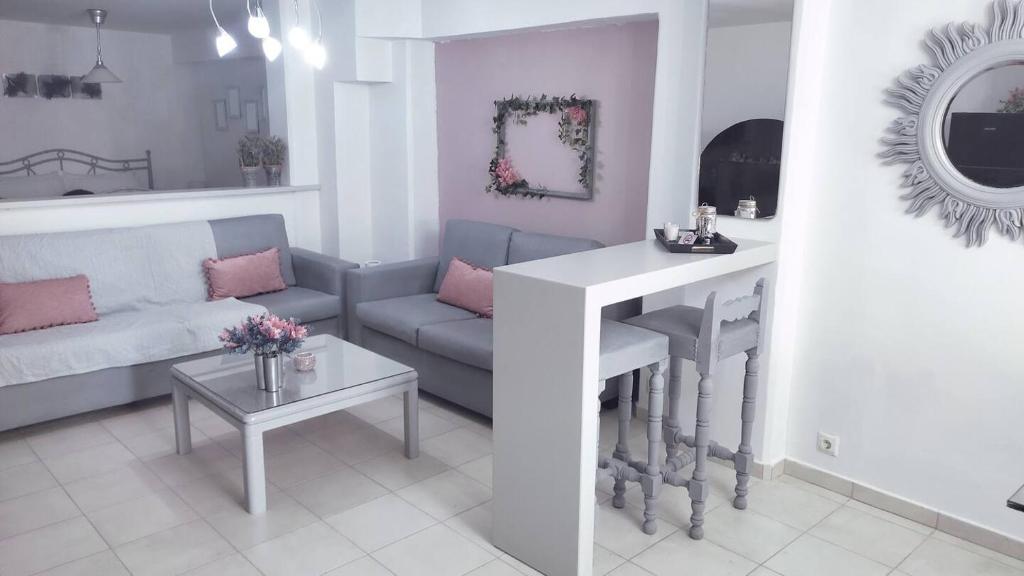 Posezení v ubytování Lavender Home