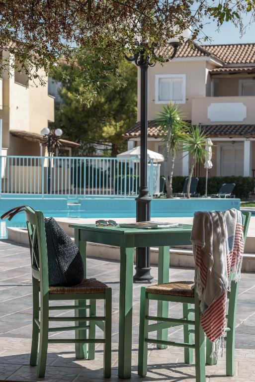 Patio nebo venkovní prostory v ubytování Ecoresort Hotel Zefyros