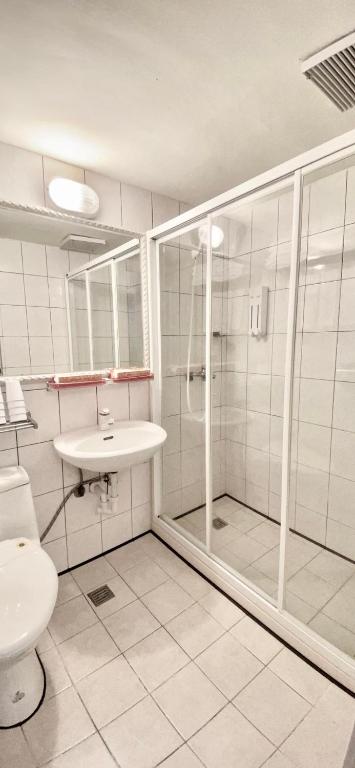 Koupelna v ubytování Foung Kou Hotel