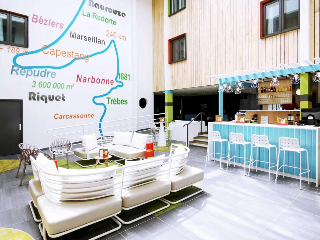 Restaurace v ubytování Ibis Styles Toulouse Labège