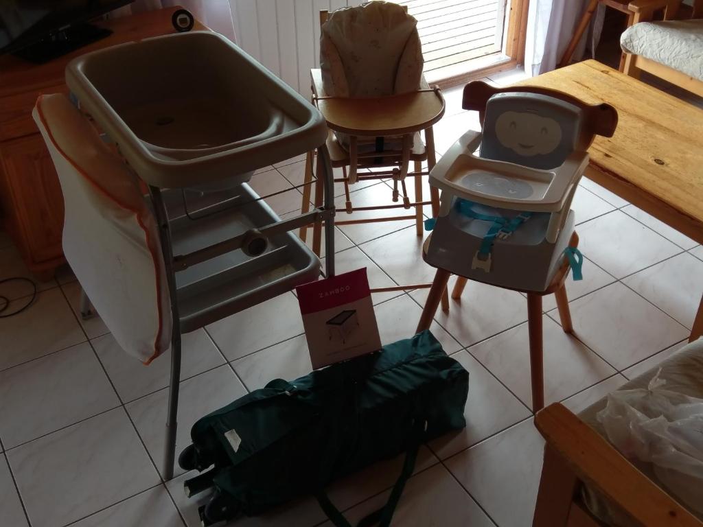 Posezení v ubytování "Au Cha les Vaux" Chalet 49