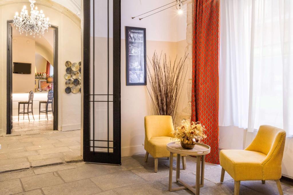 Posezení v ubytování Best Western Marquis de la Baume