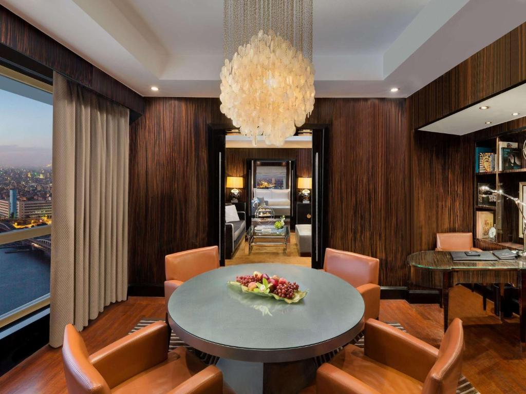 Posezení v ubytování Fairmont Nile City