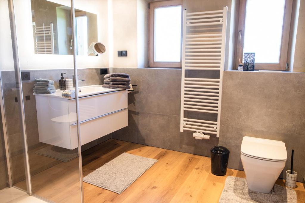 Koupelna v ubytování Apartment zu Hollenau