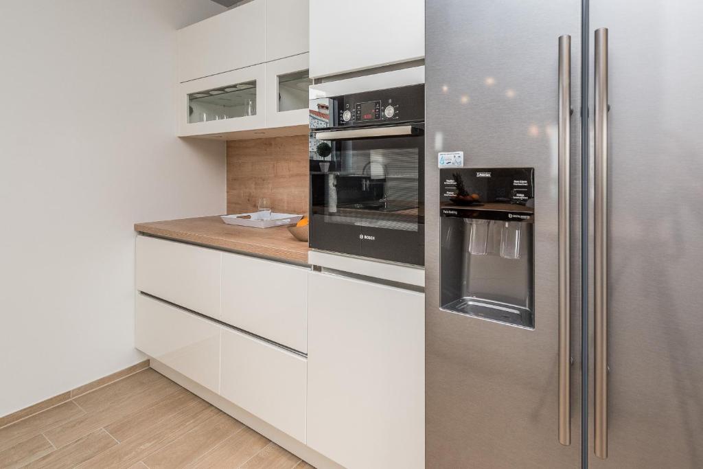 Kuchyň nebo kuchyňský kout v ubytování Villa Nika ZadarVillas
