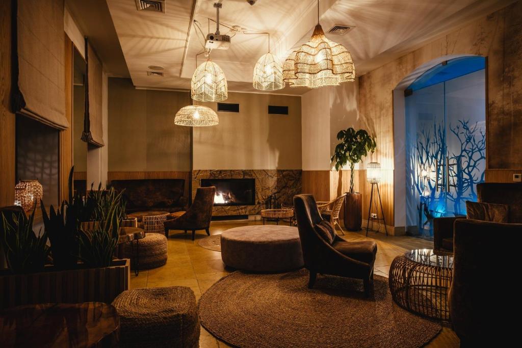Posedenie v ubytovaní Hanza Pałac Wellness & SPA