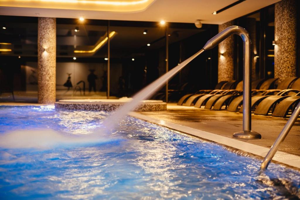 Bazén v ubytovaní Hanza Pałac Wellness & SPA alebo v jeho blízkosti