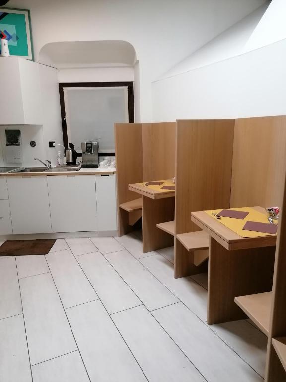 Kuchyň nebo kuchyňský kout v ubytování Accomodation Verona - City Centre