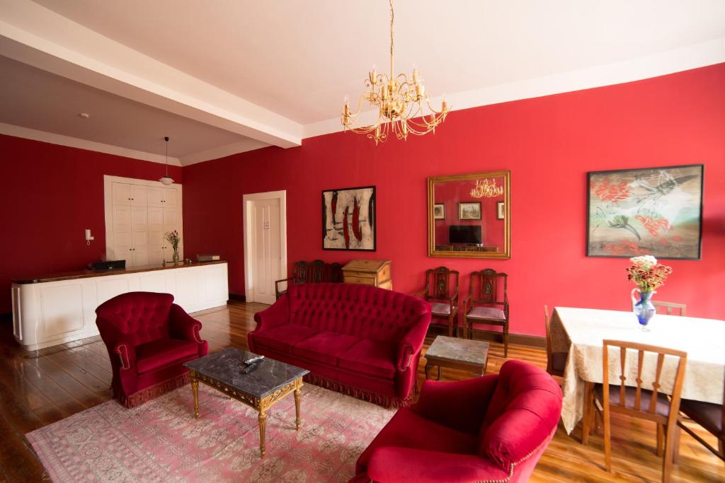 Posezení v ubytování Santa Maria Hostel