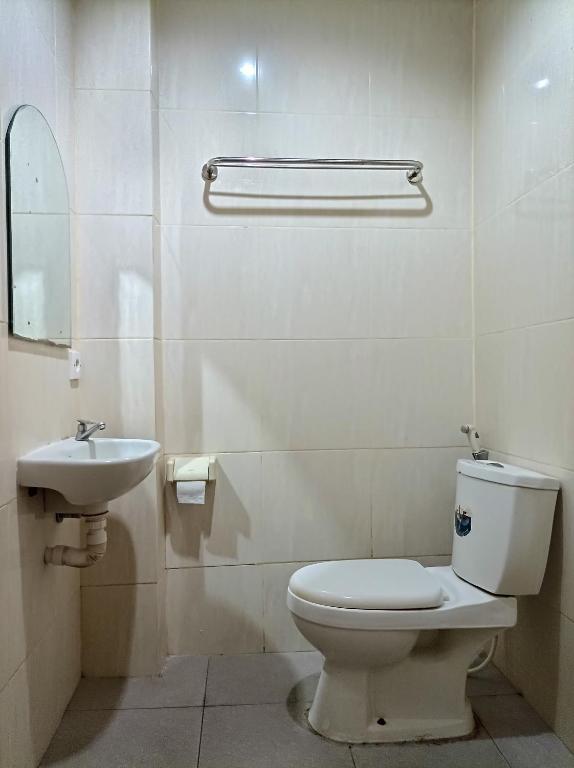 Koupelna v ubytování Sapta Petala Hotel