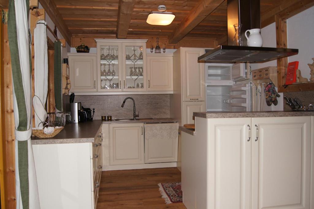 Kuchyň nebo kuchyňský kout v ubytování Chalet Steiermark