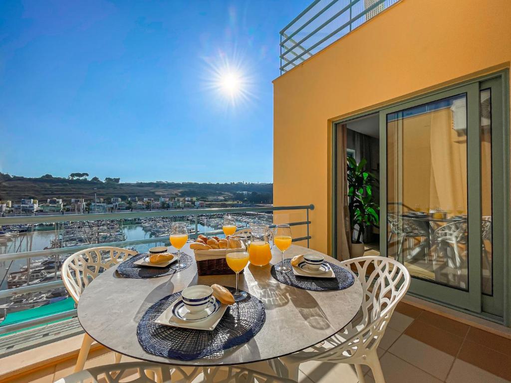 Μπαλκόνι ή βεράντα στο Luxury 1 Bedroom Apartment, Marina de Albufeira