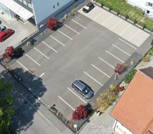 Letecký snímek ubytování 4-Länder-Hotel Deutschmann