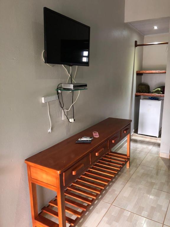 A cozinha ou kitchenette de Pousada Encanto dos Anjos