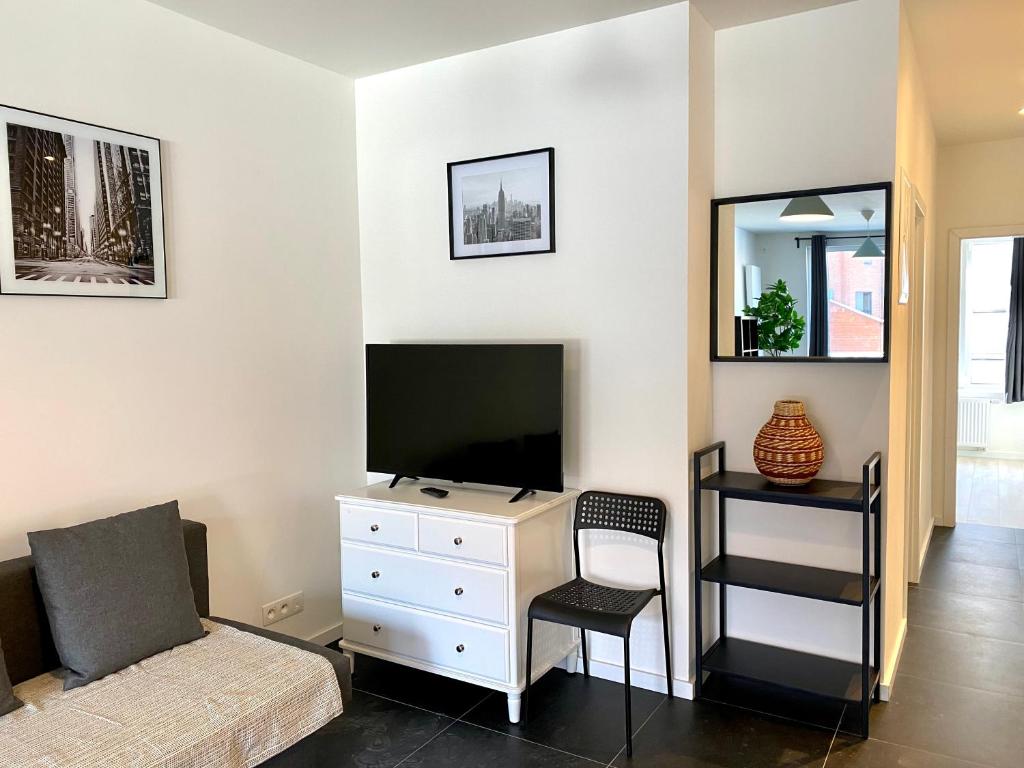 TV o dispositivi per l'intrattenimento presso Isabel Apartments