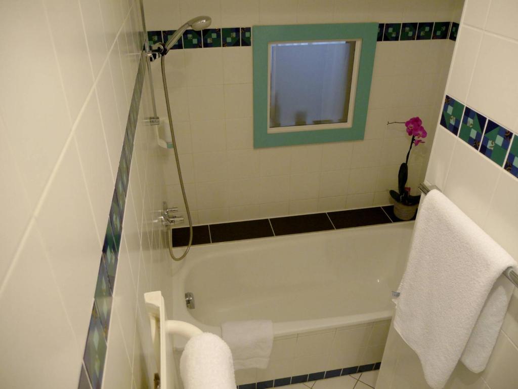 Koupelna v ubytování Business-Hotel Artes
