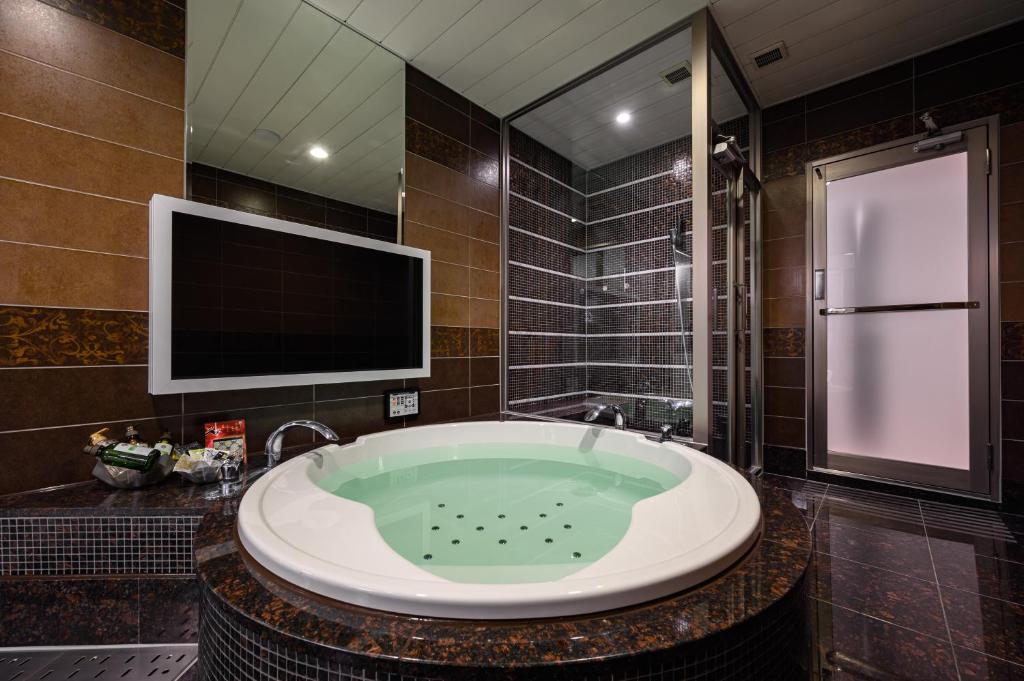 Koupelna v ubytování HOTEL Dior7つくば