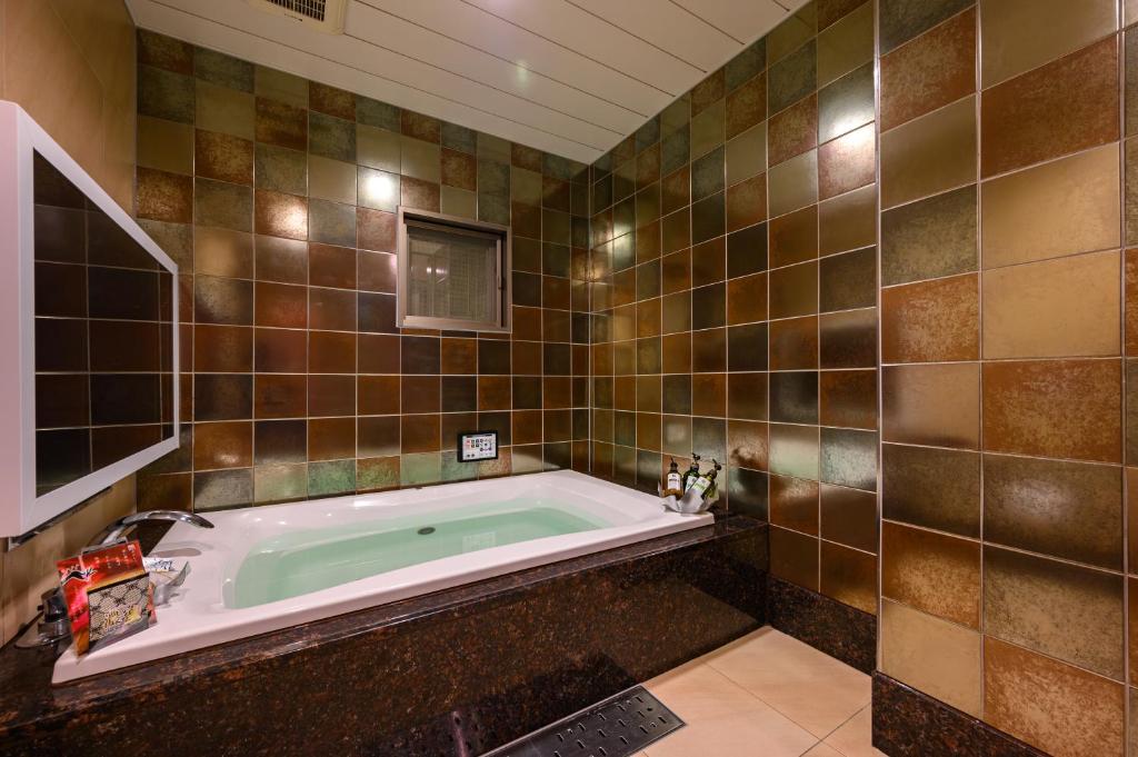 Koupelna v ubytování HOTEL Dior7つくば
