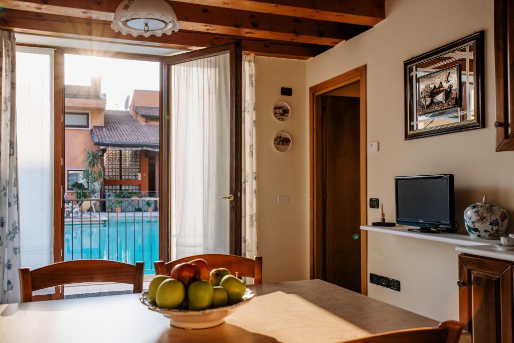 TV a/nebo společenská místnost v ubytování La Dolce Vita