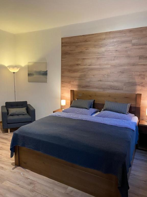 Łóżko lub łóżka w pokoju w obiekcie Yellow Ski Apartments