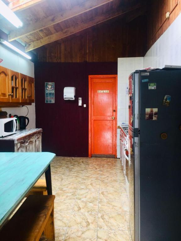 A cozinha ou kitchenette de Hostel Raíz